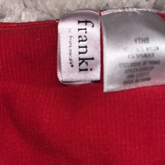 Francesca’s Franki Red top YTH 8 never worn - Picture 4 of 5